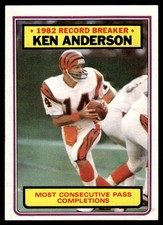 1983 Topps Ken Anderson Cincinnati Bengals #1 RB