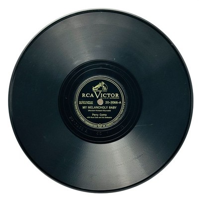 Perry Como My Melancholy Baby 10 Inch Shellac 78 RPM RCA Victor 20-3066 VG+
