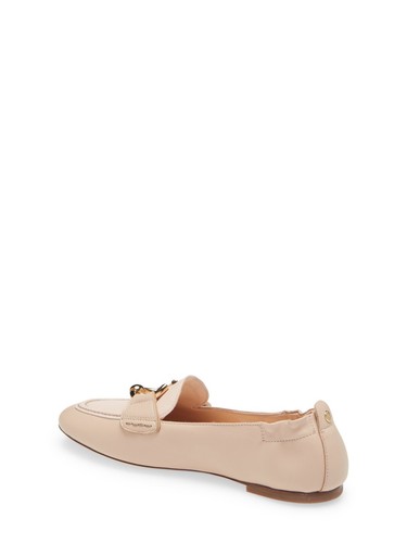 AGL Womens Beige At Heel Sheryl Round Toe Slip On Leather Loafers Shoes 40 - Picture 8 of 9