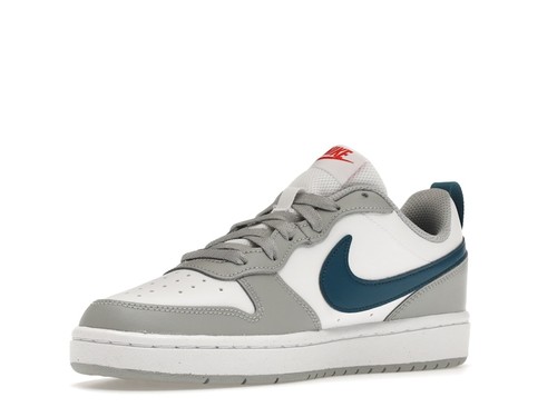 Nike Court Borough 2 Low White Light Smoke Grey Marina - BQ5448-117 - Picture 4 of 6