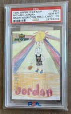 1999-00 Upper Deck MVP - Draw Your Own Card Winner #W30 Michael Jordan PSA 10