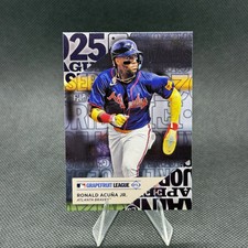 RONALD ACUNA JR. 2025 Topps Series 1 Training Grounds #TG-16 Atlanta Braves