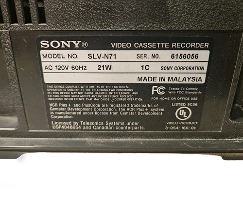 Sony SLV-N71 Videorecorder VHS 4 Kopf HiFi Stereo mit Cinch Kabel OHNE Fernbedienung getestet/funktioniert - Bild 5 von 5
