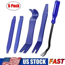 5pcs Car Trim Removal Tool Kit Interior Door Panel Clip Fastener Removal Set US