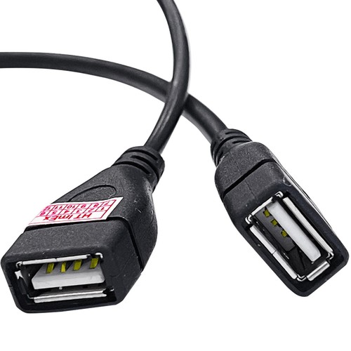USB 2.0 A Stecker Auf 2 Doppel USB Buchse Y Splitter Hub Netzkabel Adapterkabel - Bild 5 von 10