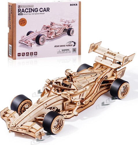 Puzzle 3D Auto Da Corsa Modellini Da Costruire per Adulti Bambini, Modelli Di In - Foto 12 di 12