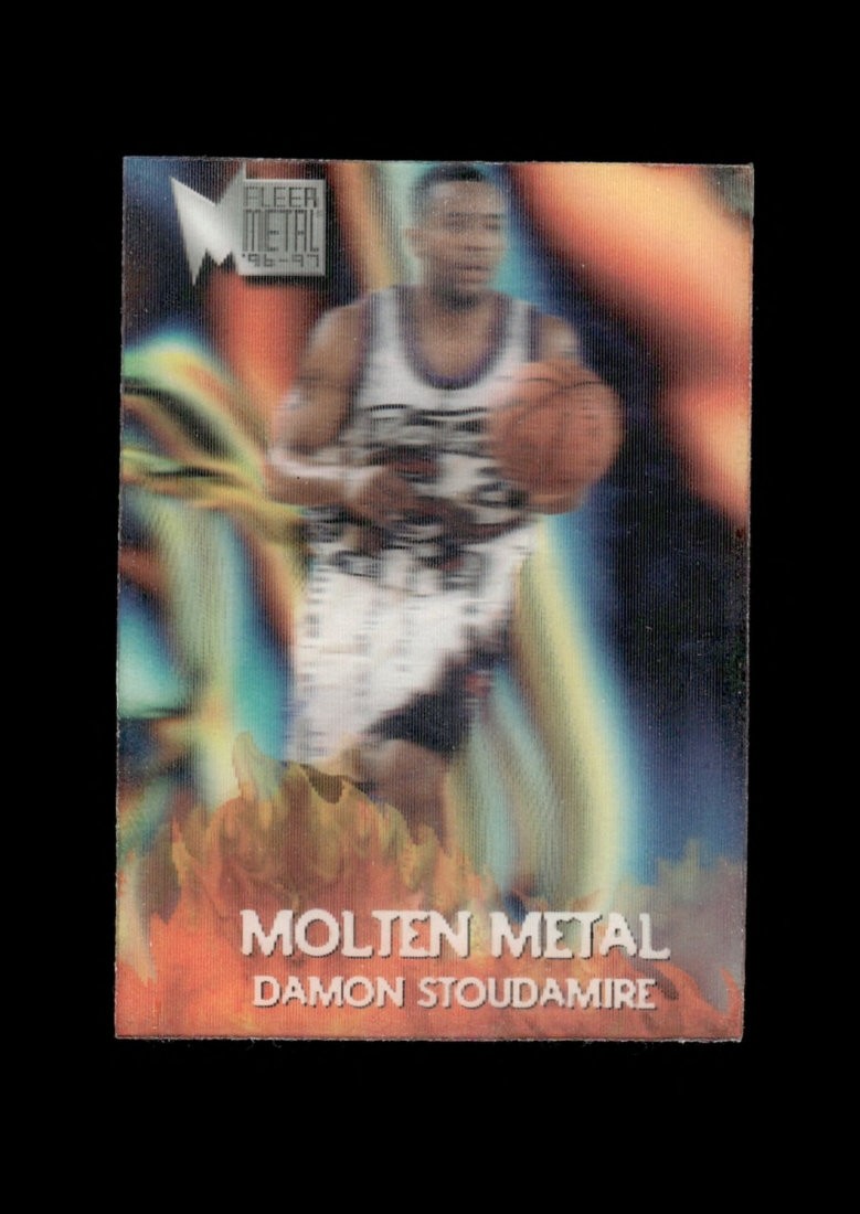 1996-97 Fleer Metal: # 10 Damon Stoudamire Molten Metal VG-VGEX