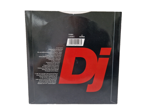 Pet Shop Boys - DJ Culture - 7" Vinyl Single - 1991 Picture Sleeve Record Mint - Picture 2 of 2