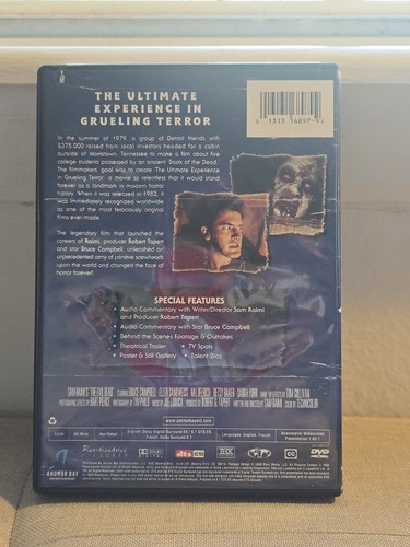 The Evil Dead (OOP DVD) – Anchor Bay Standard Edition– Sam Raimi, Bruce Campbell - Picture 4 of 4