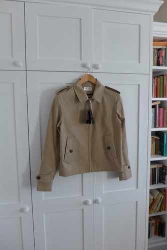 Chaqueta Saint Laurent Doble Cara Beige Algodón Gabardina - 46 y 48 - Nueva con Etiquetas, £2,285 - Imagen 5 de 17