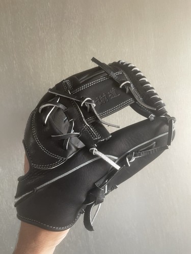 Rare Nike Shado Edge Baseball Glove 11.5 Great Condition RH Throw Black Silver - Picture 2 of 12