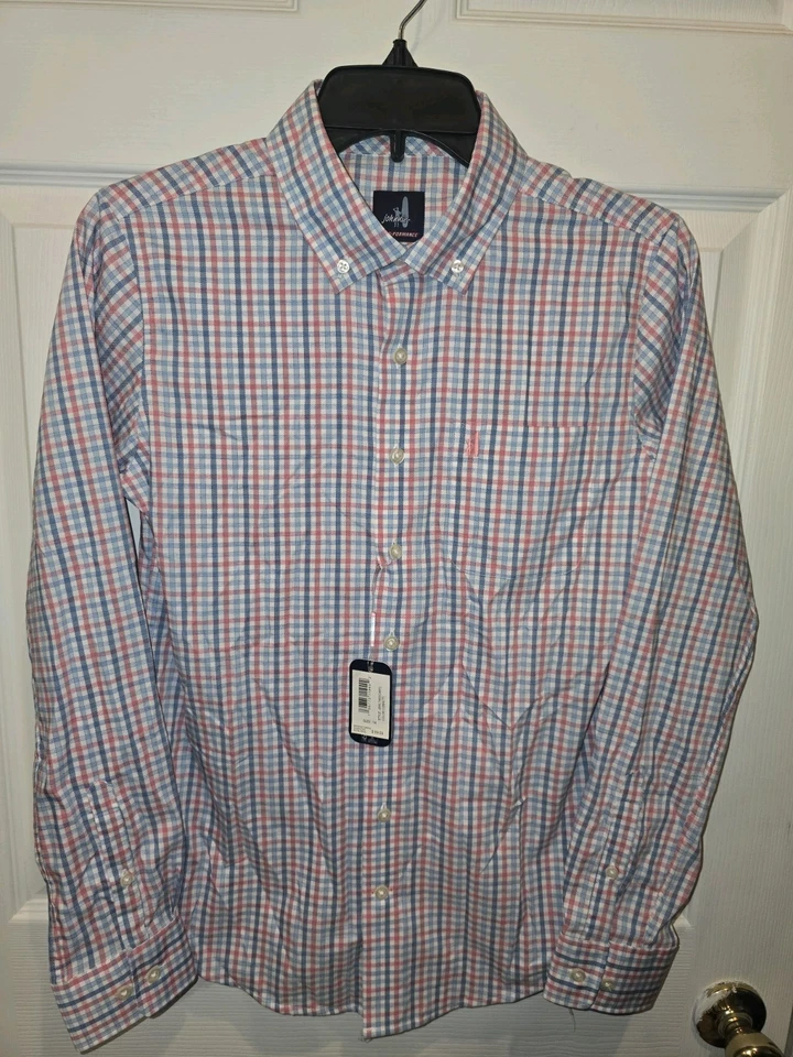 NWT Johnnie-O Prep-Formance Cary Confetti Button Down Longsleeve Boy Sizes - Image 2 of 4
