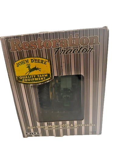 NIB! ERTL JOHN DEERE MODEL 4020 1:16 DIE-CAST TRACTOR & ACCESSORIES 15298  #1666 - Picture 7 of 7