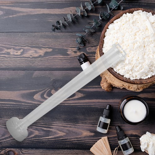  2 Pezzi Stampi per Candele Stampi per Cera per Fare Forniture Coniche Candeliere - Foto 7 di 12