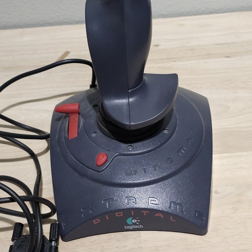 Vintage Logitech Wingman Extreme Digital 3D Joystick In Original Box - Picture 6 of 9