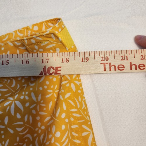 Rip Skirt Adjustable Floral Yellow & White Beach Skirt Women Size Large - Picture 8 of 20