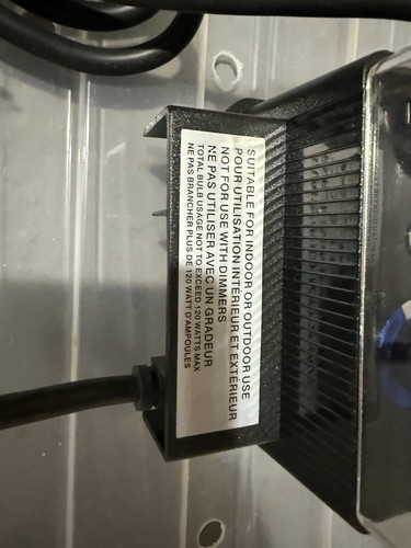 TDC Landscape Lighting DA-120-12W-1 120V AC Power Unit Transformer timer - Picture 3 of 4