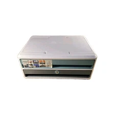 Moovup Monitor Stand Drawer Desk Organizers 2-Drawer Lock Made In FRANCE NEW 