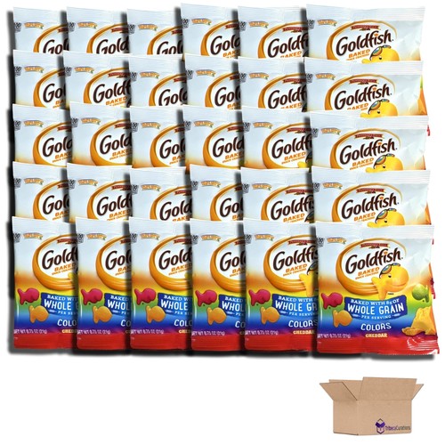 Goldfische Vollkorn mehrfarbig Gold Fisch geformt Cracker Vorteilspack 30 Stück - Bild 2 von 6