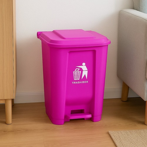 Recycling Dustbin Rubbish Pedal Bin Waste Trash Kitchen Home Office 30L 50L 80L - Picture 35 of 42