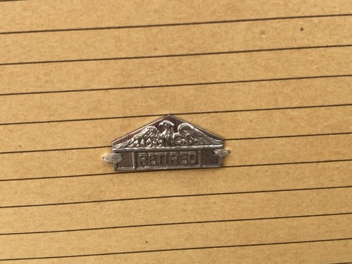 Militar de colección 1952 EE. UU. Departamento de Suministros Navales Tarjeta de registro de ventas con botón Pin retirado - Imagen 5 de 7