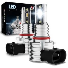 Nuvision 9005 CSP LED Headlight Fog Light Bulbs Conversion Kit High Low Beam HB3