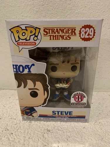 FUNKO POP STRANGER THINGS 829 STEVE BASKIN ROBBINS EXCLUSIVE BRAND NEW RARE