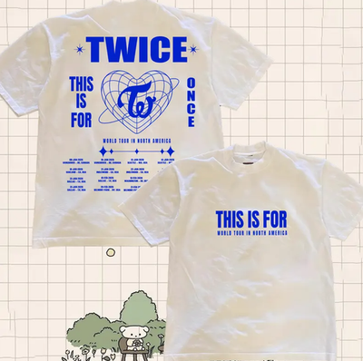 Twice This Is For World Tour 2026 Shirt, Twice Enemy 2 side shirt