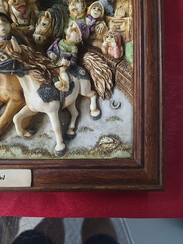 Harmony Kingdom Picturesque Best In Show Horse Pony English Rider Wall Hanging - Picture 7 of 9