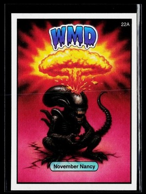 Mad Scientist 40K GPK ~ WMD 22a SSP ADAM BOMB SPOOF ~ Alien vs Predator Nancy