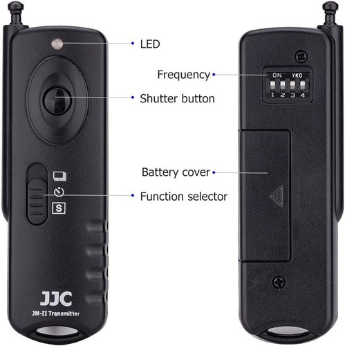JJC JM-D Wireless Remote Control Shutter Release DMW-RS1 for Panasonic Lumix S1 - Picture 5 of 8
