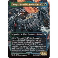 Omega, Heartless Evolution (borderless) X4 M/NM Magic MTG Final Fantasy
