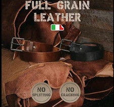 Premium Full Grain Solid Leather Belt  To Last 10 Years  Black Size 38