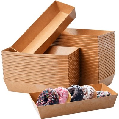 50er-Pack Einweg-Papierschalen für Partys, wasserfeste Snackschalen, Fingerfo...