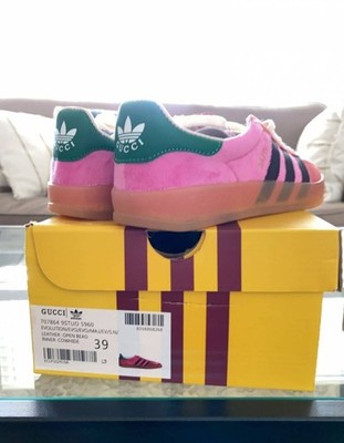 adidas gazelle silver green womens adidas x Gucci Gazelle Green GG Monogram – GlobalSneakers main image 1
