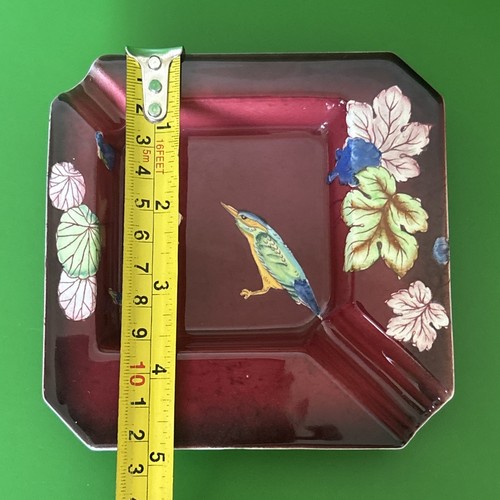 Carlton Ware Rouge Royale Cigarette Cigar Ashtray King Fisher Made in England - Picture 8 of 8