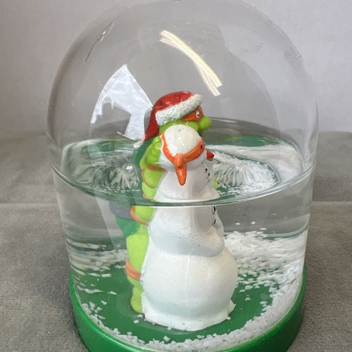 1990 Teenage Mutant Ninja Turtles Michelangelo Christmas Snow Dome Globe (READ) - Picture 7 of 9