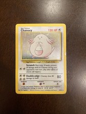 Chansey 003/102 Base Set Holo Pokémon Card Rare