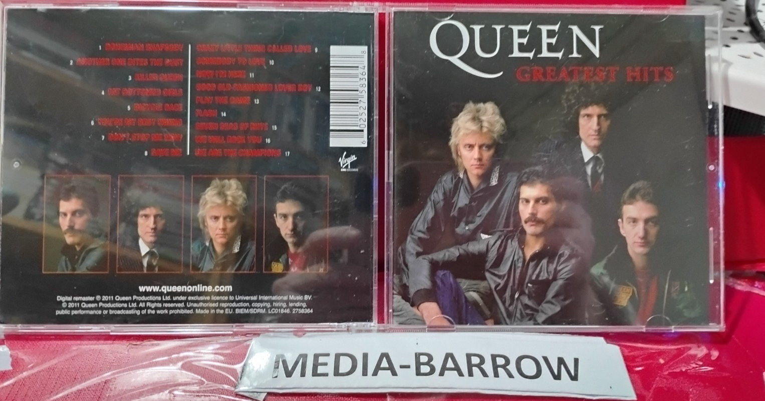 QUEEN GREATEST HITS CD - FREEPOST