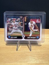 2024 TOPPS UPDATE KYLE LEAHY CHRIS ROYCROFT CARDINALS #US189 /99 ROOKIE CARD. rookie card picture