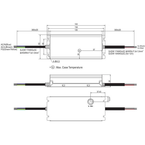 MEAN WELL XLG-100-24-A 96W 24V 4A LED Netzteil IP67 - Picture 2 of 2