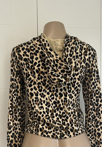 Preowned- Old Navy Long Sleeve Animal Print Sweater Girls Size L 10-12 - Picture 6 of 7