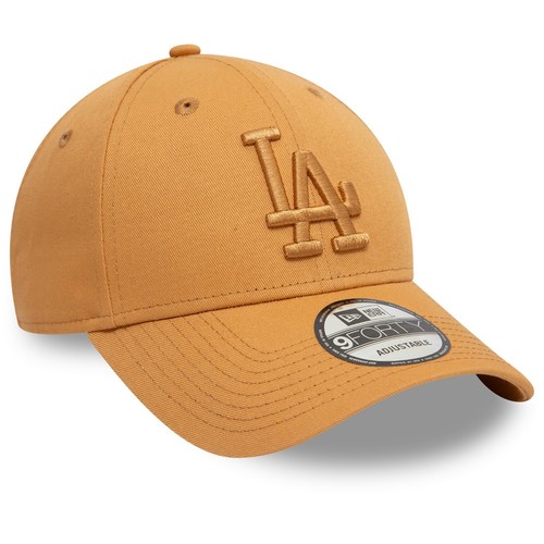 NEW ERA LA DODGERS BASEBALL CAP.9FORTY LEAGUE ESSENTIAL STRAPBACK BROWN HAT S25 - Afbeelding 3 van 8