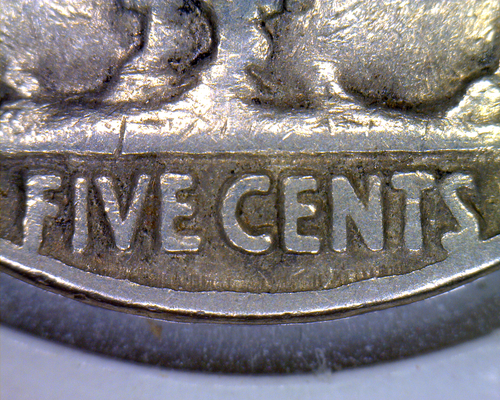 1936 P BUFFALO NICKEL DDR "FIVE CENTS" - Picture 1 of 8