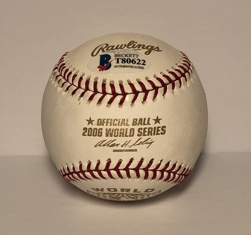 SO TAGUCHI SIGNED 2006 WORLD SERIES OMLB BASEBALL CHAMPS CARDINALS BECKETT COA - Picture 2 of 4