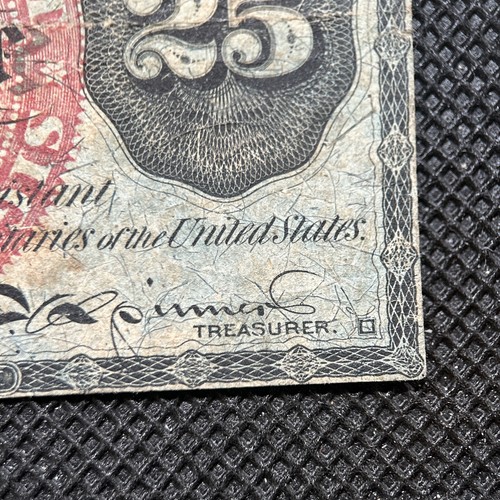 1863 25¢ Cents Fractional Currency United States New York - Picture 6 of 15
