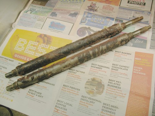 One Roller Metal Core from MAKITA #2040 Planer Rollers(they can be re-rubberized - Picture 1 of 3