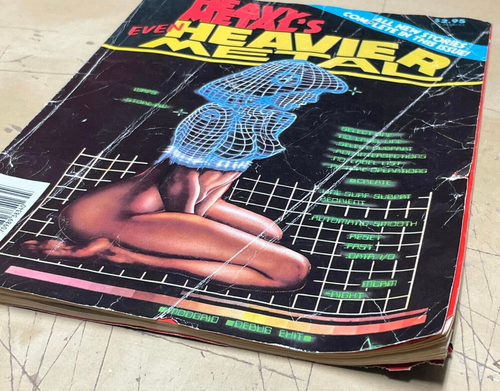 Vtg 1983 Original Heavy Metals Even Heavier Metal Magazine 96 Pgs - Picture 2 of 18