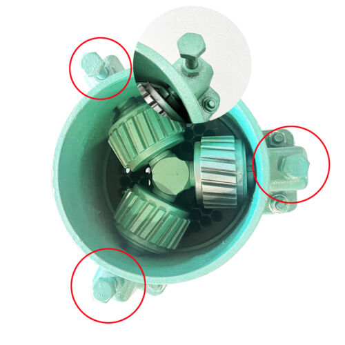 Máquina molino de pellets de alimentación animal de 6 mm placa 220 V rodillos de 3 cabezales granulador de alimentación - Imagen 18 de 24