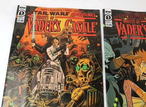 IDW Star Wars Adventures Ghosts of Vader's Castle 1 CVR A + B 2021 NM+ 9.6 - Picture 2 of 6
